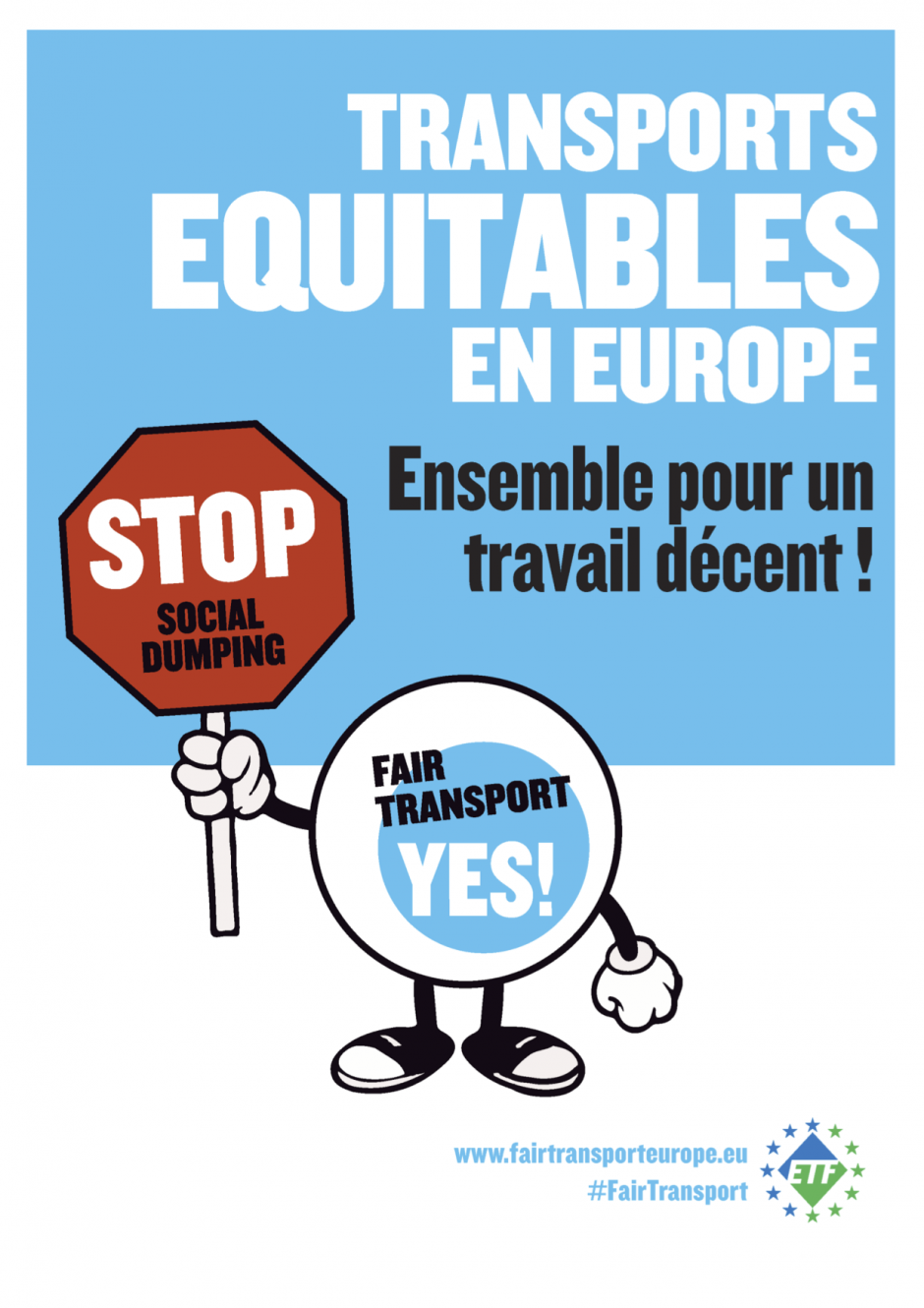 Transports équitables en Europe. Ensemble pour un travail décent !